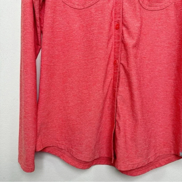 Eddie Bauer Womens Size Small Button Collar Wicking Pocket Long Sleeve  Top - Picture 9 of 14